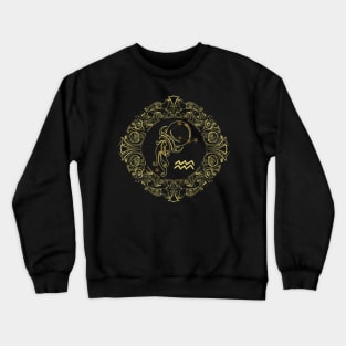 Zodiac Sign Aquarius Crewneck Sweatshirt